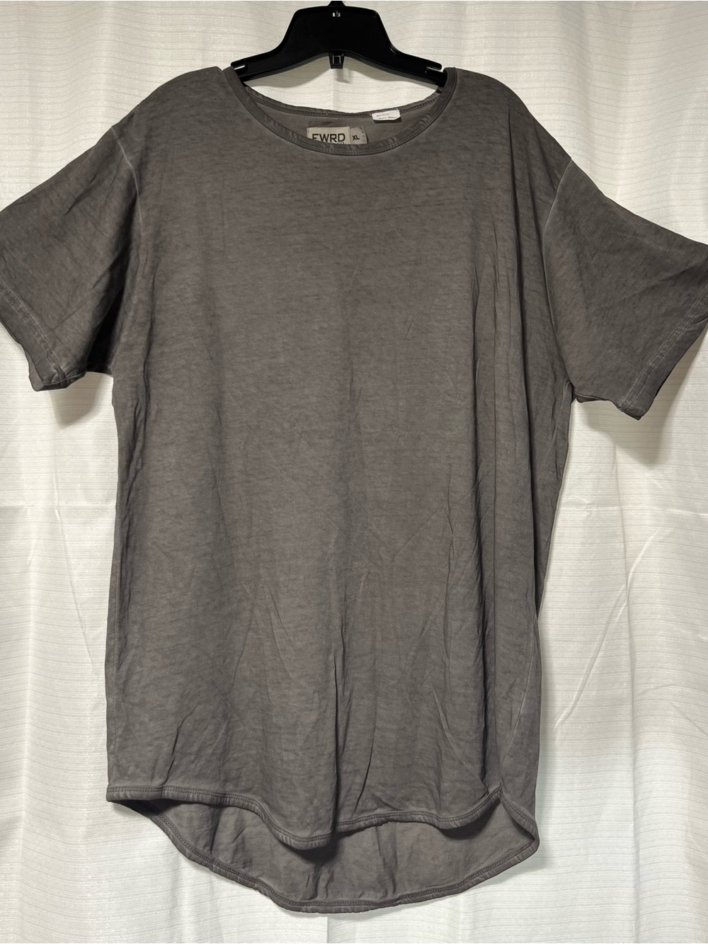 FWRD Denim & Co Men’s Short Sleeve Crewneck T-Shirt — Gray size XL